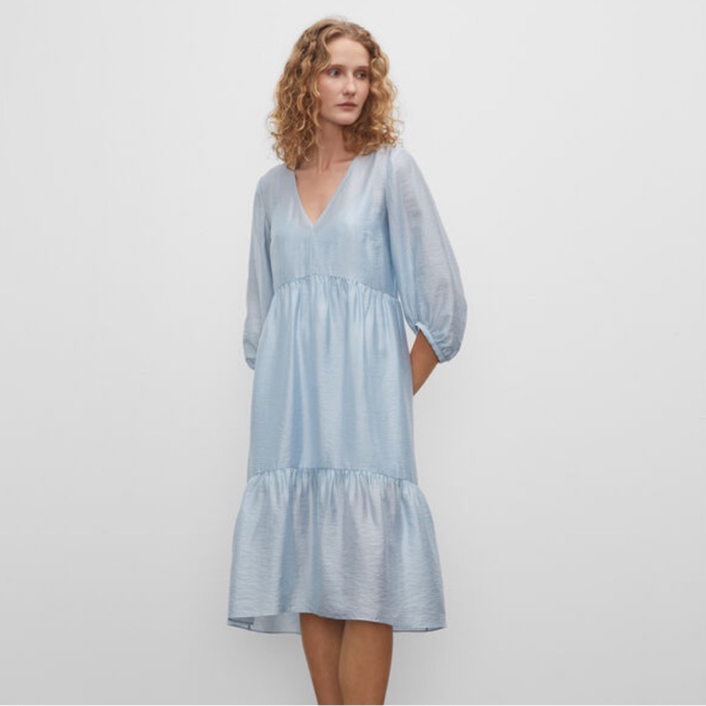 Worn once Club Monaco Easy Midi Tiered Dress